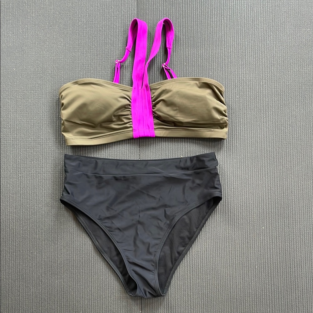 Coastal Blue Green and Pink Bikini Set